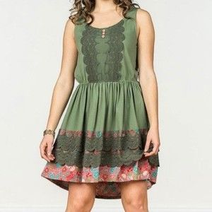 Matilda Jane green light rising Camp MJC dress Small